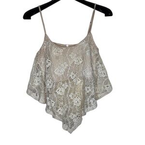 Poof! Laced crop top